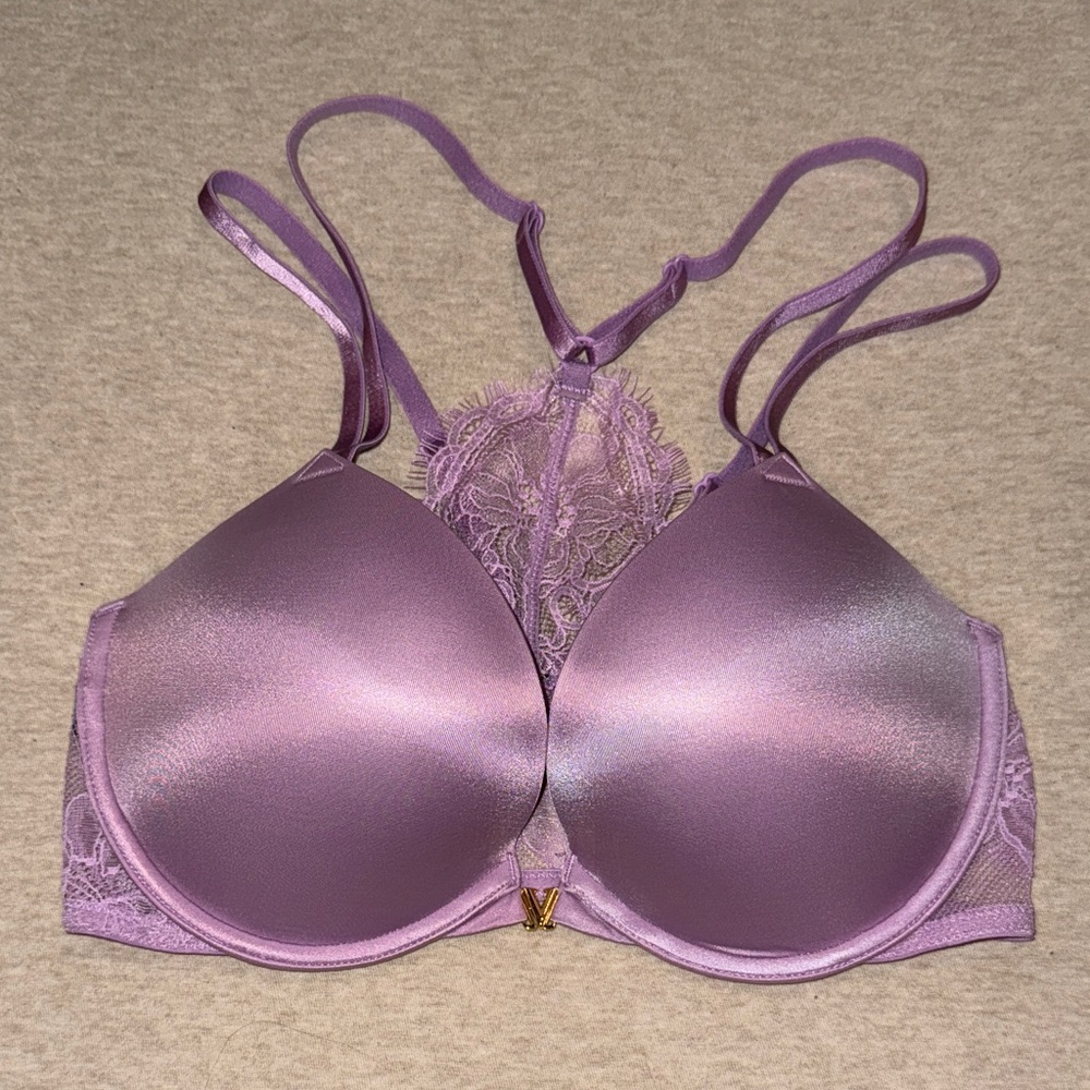 Victorias Secret Front Closure Lace Push Up Bra